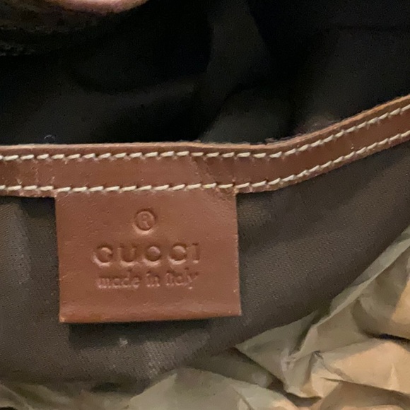 GUCCI MONOGRAM X-LARGE HANDBAG - Picture 6 of 8